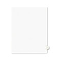 Customer Appreciation Sale - Save up to $60 off | Avery 01425 11 in. x 8.5 in. Legal Exhibit Letter Y Side Tab Index Dividers - White (25-Piece/Pack) image number 0