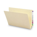 File Folders | Smead 27275 Straight Tabs Legal Size 1.5 in. Expansion Heavyweight End Tab Expansion Folders - Manila (50/Box) image number 1