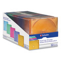 Office Jansan | Verbatim 94178 CD/DVD Slim Case - Assorted Colors (50/Pack) image number 2