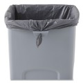 Trash & Waste Bins | Rubbermaid Commercial FG356988GRAY Untouchable 23 Gallon Square Plastic Waste Container - Gray image number 2