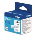 Labels | Brother P-Touch BTAG133 0.47 in. x 13.1 ft. Genuine P-Touch BTAG Label Tapes - Blue on Clear image number 2