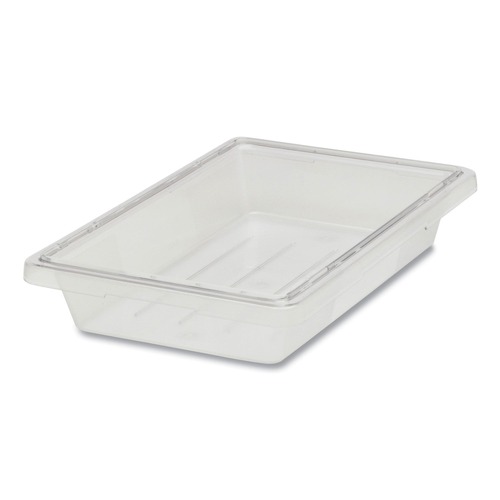  | Rubbermaid Commercial FG330400CLR 5 Gallon 12 in. x 18 in. x 9 in. Food/Tote Box - Clear image number 0