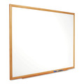  | Quartet S577 Classic Total Erase 72 in. x 48 in. Dry Erase Board - White/Oak image number 1