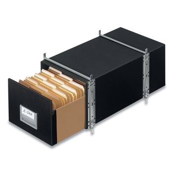Bankers Box 00511 Staxonsteel Storage Box Drawer, Letter, Steel Frame, Black (6/Carton)
