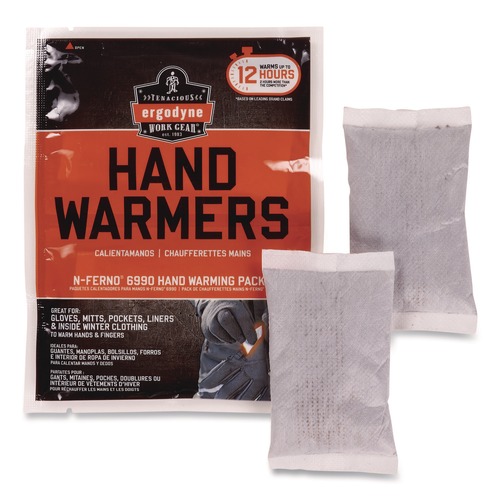 Labor Day Sale! Save $30 off $199! | Ergodyne 16990 N-Ferno 6990 Individually Packaged Hand Warming Packs (1/Carton) image number 0