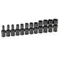 Grey Pneumatic 9712UM 12-Piece 1/4 in. Surface Drive 6s-Point Metric Standard Universal Impact Socket Set image number 0