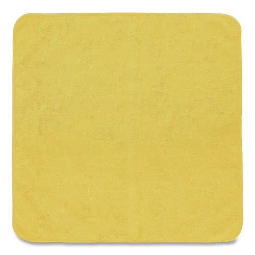 Percentage Off | Rubbermaid Commercial 1820584 16 in. x 16 in. Microfiber Cleaning Cloths - Yellow (24/Pack) image number 0