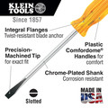 Screwdrivers | Klein Tools BD146 1/4 in. Keystone Tip 6 in. Round Shank Screwdriver image number 1