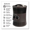 Winter Sales Event! Save up to 55%! | Honeywell HHF360V 360 Surround 9 in. x 9 in. x 12 in. 1500 W Fan Forced Heater - Gray image number 3