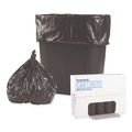 Trash Bags | Boardwalk H3417RKKR01 17 in. x 17 in. 4 gal. 0.35 mil Low-Density Waste Can Liners - Black (1000/Carton) image number 1