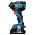 Combo Kits | Factory Reconditioned Bosch GXL18V-27B22-RT 18V Brushless Lithium-Ion 1/4 in. Hex Cordless Impact Driver and 1/2 in. Drill Driver Combo Kit (2 Ah) image number 4