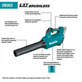 Outdoor Power Combo Kits | Factory Reconditioned Makita XT287SM1-R 18V LXT Brushless Lithium-Ion 13 in. Cordless String Trimmer and Blower Combo Kit (4 Ah) image number 6