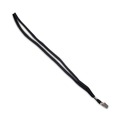 Office Jansan | Advantus 75403 36 in. Long Metal Clip Fastener Deluxe Safety Lanyards - Black (24/Box) image number 0