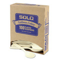 Cutlery | SOLO GBX7TS-0019 Sweetheart Guildware Polystyrene Teaspoons - Champagne (10 Boxes/Carton, 100/Box) image number 1