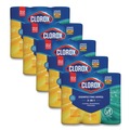 Cleaning & Janitorial Supplies | Clorox 30112 7 in. x 8 in. 1-Ply Disinfecting Wipes - Fresh Scent/Citrus Blend (35/Canister, 3/Pack, 5 Packs/Carton) image number 0