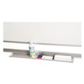 White Boards | MasterVision CR0620030 Earth Silver 36 in. x 24 in. Easy Clean Magnetic Dry Erase Boards - White Surface/Satin Aluminum Frame image number 3