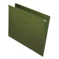 Office Jansan | Pendaflex 81600 Letter Size Straight Tabs Hanging Folders - Standard Green (25/Box) image number 0