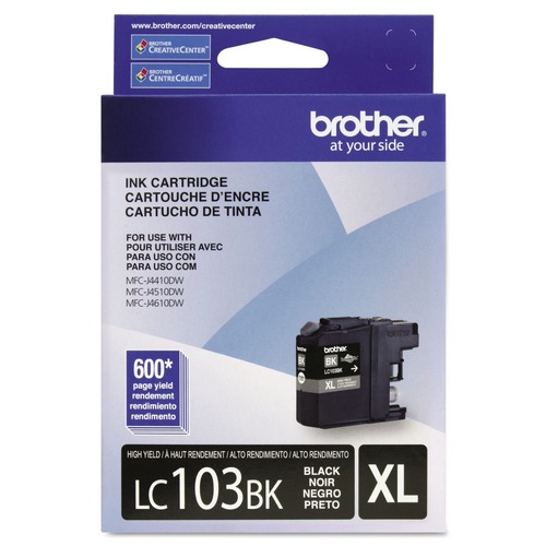 Office Jansan | Brother LC103BK 600 Page-Yield LC103BK Innobella High-Yield Ink - Black image number 0