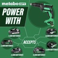 Screw Guns | Metabo HPT W18DAQ4M 18V MultiVolt Brushless Lithium-Ion Cordless Drywall Screw Gun (Tool Only) image number 2