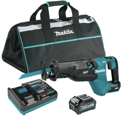 Reciprocating Saws | Makita GRJ02M1 40V max XGT Brushless Lithium-Ion Cordless AVT Orbital Reciprocating Saw Kit (4 Ah) image number 0