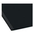 File Folders | Smead 81132 8.5 in. x 14 in. 3 in. Capacity Two-Piece Prong Fastener Premium Pressboard Report Cover - Black image number 2