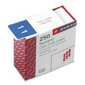 Labels | Smead 67421 1.5 in. x 1.5 in. 1 Numerical End Tab File Folder Labels - Light Blue (1-Roll) image number 1