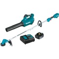 Outdoor Power Combo Kits | Makita XT287SM1 18V LXT Brushless Lithium-Ion 13 in. Cordless String Trimmer and Blower Combo Kit (4 Ah) image number 0