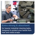 Cleaning Cloths | Tork 570481 1-Ply 13.97 x 4.25 in. Industrial Heavy-Duty Cleaning Cloth - Unscented, White (4/Carton) image number 3