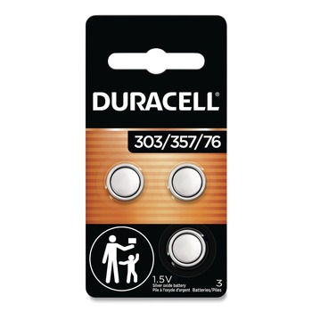 Duracell 1.5 Volts 303/357 Button Cell Battery (3/Pack)