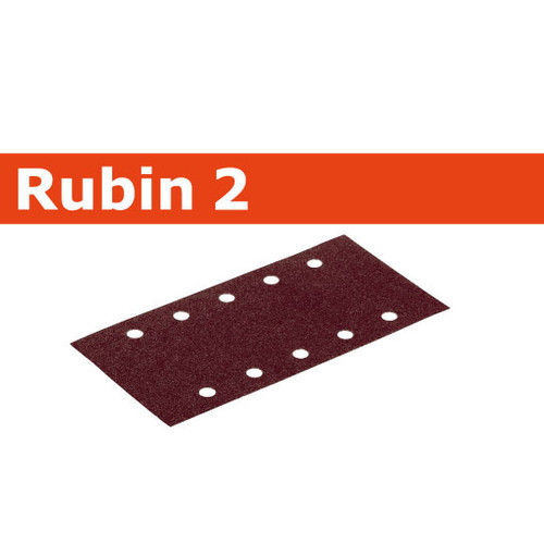 Grinding Sanding Polishing Accessories | Festool 499053 3-11/16 in. P220-Grit Rubin2 Abrasive Sheet (50-Pack) image number 0