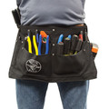 Tool Belts | Klein Tools 42200 Electricians Tool Apron - Medium/Large, Black image number 5