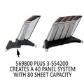 Office Jansan | Durable 569800 10 Sleeves SHERPA Reference System Extension Set - Assorted Borders and Panels image number 8