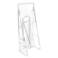 Office Furniture & Lighting | Deflecto 55601 Stand-Tall Wall-Mount 4.56 in. x 3.25 in. x 11.88 in. Leaflet Literature Rack - Clear image number 2