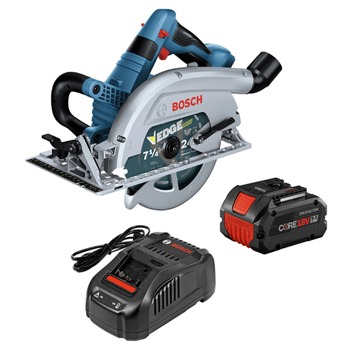 CIRCULAR SAWS | Bosch GKS18V-26LB14 18V PROFACTOR Brushless Lithium-Ion 7-1/4 in. Cordless Strong Arm Blade-Left Circular Saw Kit (8 Ah)