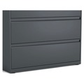  | Alera 25507 42 in. x 18.63 in. x 40.25 in. 3 Legal/Letter/A4/A5 Size Lateral File Drawers - Charcoal image number 3