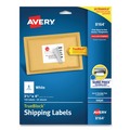 Office Jansan | Avery 08164 TrueBlock 3-1/3 in. x 4 in. Shipping Labels - White (6/Sheet, 25 Sheets/Pack) image number 0