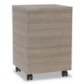 Office & Office Supplies | Linea Italia LITUR610NW Urban 16 in. x 15.25 in. x 23.75 in. Legal/A4 Left or Right 2-Drawers Box/File Mobile File Pedestal - Natural Walnut image number 3