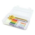Office Jansan | Advantus 34104 8.5 in. x 5.25 in. x 2.5 in. Pencil Box - Clear image number 1