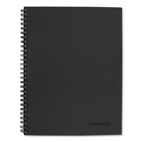 Office Jansan | Cambridge 06122 9.5 in. x 7.5 in. Sheets Action Planner Project-Management Format Wirebound Guided Business Notebook - Dark Gray Cover image number 0