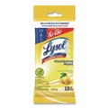 Cleaning & Janitorial Supplies | LYSOL Brand 19200-99799 6.69 in. x 7.87 in. 1-Ply Disinfecting Wipes Flatpacks - Lemon and Lime Blossom White (24/Carton) image number 1