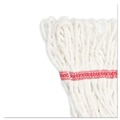 Cleaning & Janitorial Supplies | Boardwalk BWK503WHCT 5 in. Super Loop Cotton/Synthetic Fiber Wet Mop Head - Large, White (12/Carton) image number 3