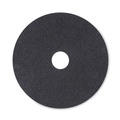 Cleaning Cloths | Boardwalk BWK4020HIP 20 in. Diameter High Performance Stripping Floor Pads - Grayish Black (5/Carton) image number 0