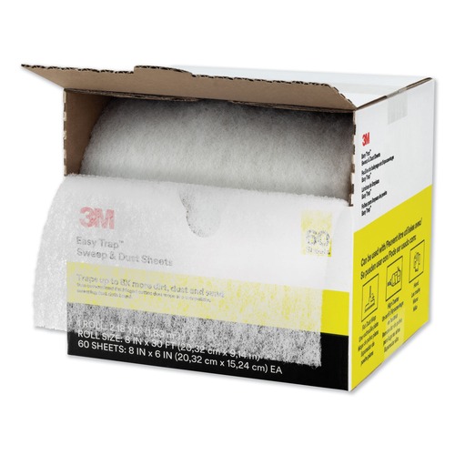 Bulk Savings Pricing 2 | 3M 59152W 8 in. x 30 ft. Easy Trap Duster - White (1/Box) image number 0