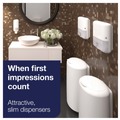 Paper Towel Holders | Tork 553120 Xpress 11.9 in. x 4 in. x 11.6 in. Mini Multifold Hand Towel Dispenser H2 - White image number 1