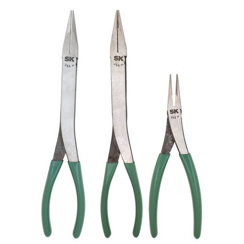 Pliers | SK Hand Tool 17841 3-Piece Long Reach Pliers image number 0