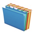 Office Jansan | Pendaflex 42592 Ready-Tab 1/5-Cut Tabs Colored Reinforced Hanging Letter Folders - Assorted File Folder Colors (25/Box) image number 0