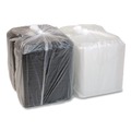 Food Trays, Containers, and Lids | Pactiv Corp. 0CNC10700DZY MealMaster 10 x 7.1 x 2.1 Rib Container - Black/Clear (90/Carton) image number 2