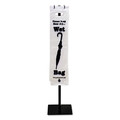Office Jansan | Tatco 57010 7 in. x 31 in. Wet Umbrella Bags - Clear (1000/Box) image number 2