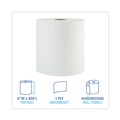 Paper Towels and Napkins | Boardwalk 8122 8 in. x 800 ft. 1-Ply Hardwound Paper Towels - White (6/Carton) image number 3