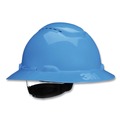 Protective Head Gear | 3M H-803SFV-UV H-800 SecureFit H-Series 4-Point Pressure Diffusion Ratchet Suspension Vented Hat with UV Indicator - Blue image number 0
